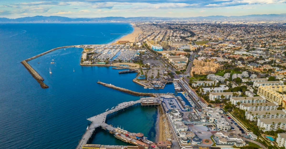 Redondo Beach Aerial View